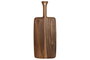 DKD Home Decor Tabla de Cortar de Teca Natural 45x18x1,6 cm