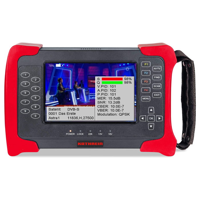 Kathrein MSK 20 Medidor Señal DVB-S/-S2/-C/-T/-T2 Kathrein MSK 20 Medidor Señal DVB-S/-S2/-C/-T/-T2