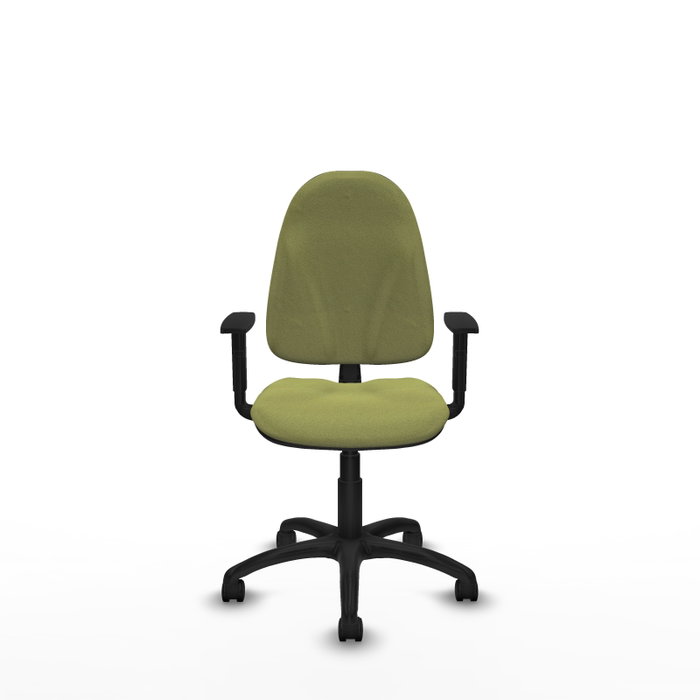 PIQUERAS Y CRESPO Silla de oficina Algarra Verde oliva, Brazos 1D, Mecanismo Contacto permanente básico PIQUERAS Y CRESPO Silla de oficina Algarra Verde oliva, Brazos 1D, Mecanismo Contacto permanente básico