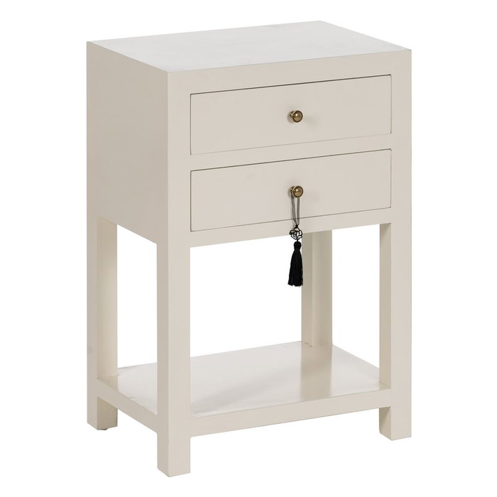 Ixia Mesita Blanco Madera 45 x 30 x 66 cm