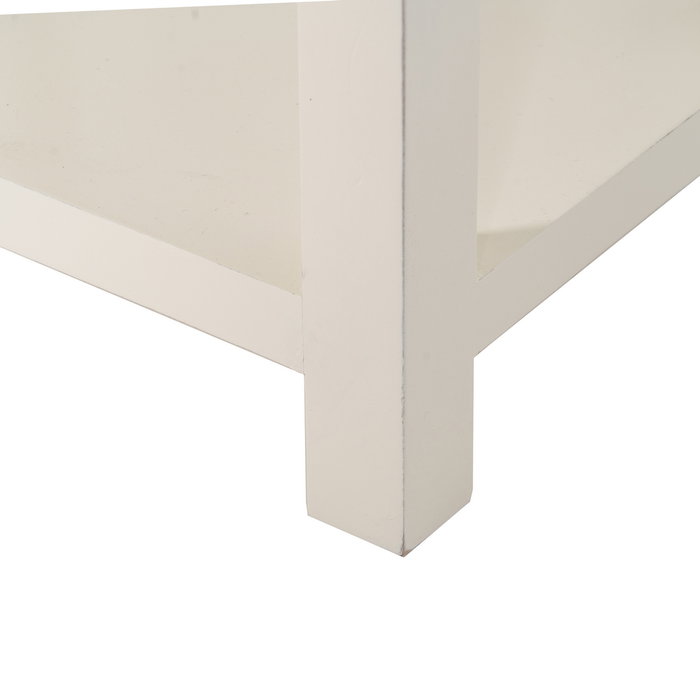 Mesita Blanco Madera 45 X 30 X 66 cm Mesita Blanco Madera 45 X 30 X 66 cm