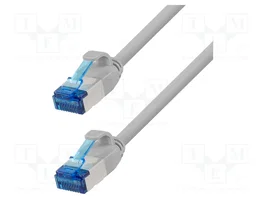 LogiLink Patch cable Cat.6A SlimLine 20 m gris