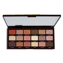 I Heart Revolution, Paleta de sombras de ojos, Chocolates desnudos, 18 tonos, 21 g