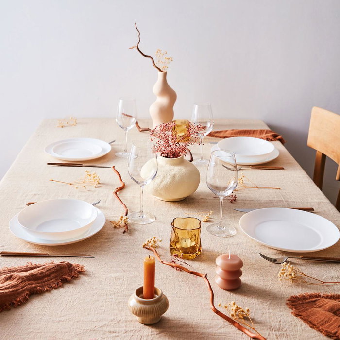 Vajilla Opal Apy Luminarc 18 Piezas - 6 Personas