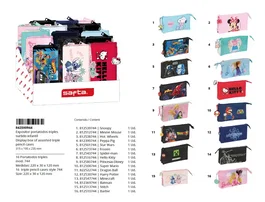 Safta Expositor Bolso Escolar Portatodo Triples
