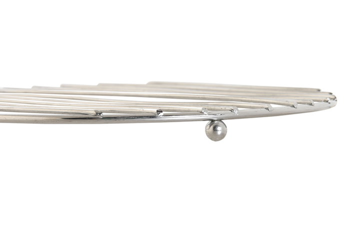 DKD Home Decor Salvamantel Metal Cromado Plateado 20x20x1,3 cm DKD Home Decor Salvamantel Metal Cromado Plateado 20x20x1,3 cm