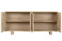 DKD Home Decor Buffet de Roble Marrón Natural 180x40x80