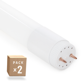 Pack 2 Tubos LED T8 18W 2880Lm 6000K Blanco Frío 120cm