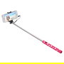 Ultron Selfie Stick 173951 para Smartphone, Color Rosa con Corazón Blanco, 15.5 cm Plegable, Peso 72g, Certificado CE RoHS