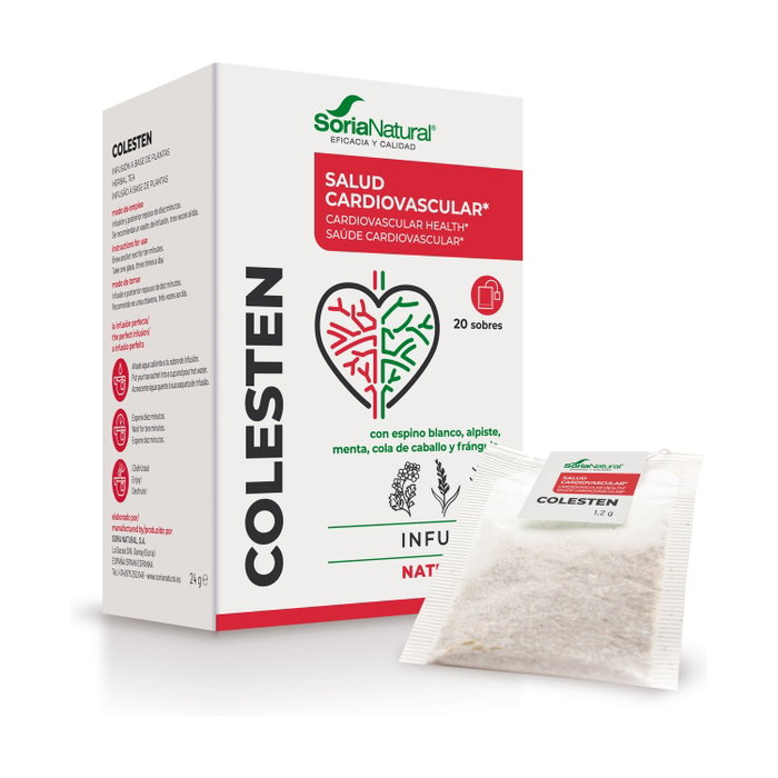Soria Natural Natusor Colestén 21 Filtros, Infusión para el Colesterol Soria Natural Natusor Colestén 21 Filtros, Infusión para el Colesterol
