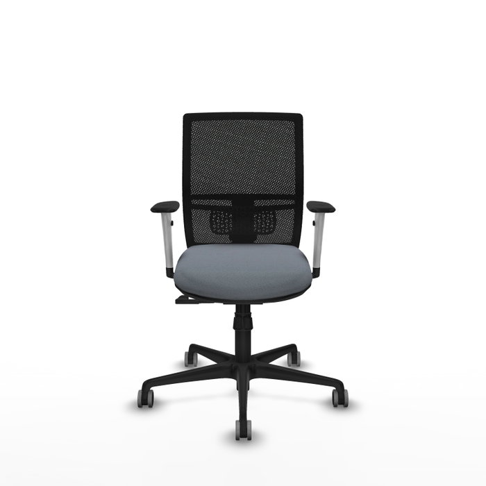 PIQUERAS Y CRESPO Silla de oficina Yunquera Gris y Negro con Mecanismo Sincro PIQUERAS Y CRESPO Silla de oficina Yunquera Gris y Negro con Mecanismo Sincro