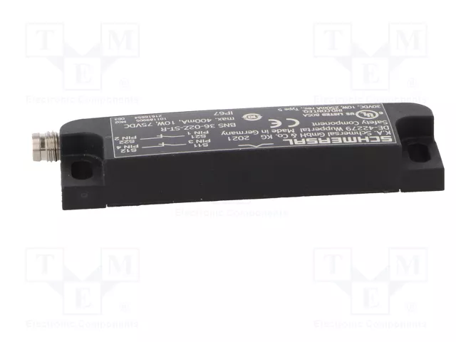 SCHMERSAL BNS 36 Interruptor de seguridad magnético NC x2 IP67