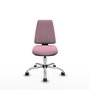 PIQUERAS Y CRESPO Silla de oficina Elche Rosa sin brazos