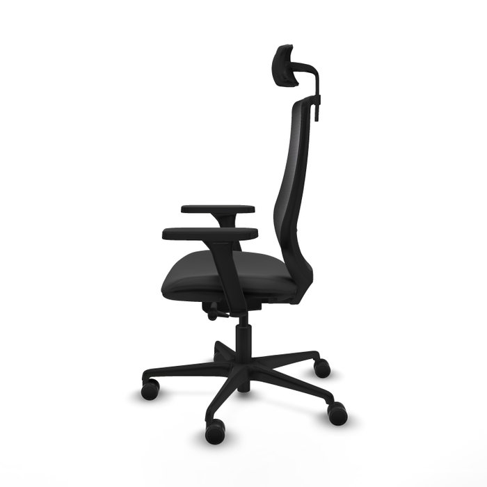 PIQUERAS Y CRESPO Silla de oficina Mardos con mecanismo Sincro/Traslack Gris oscuro/Negro