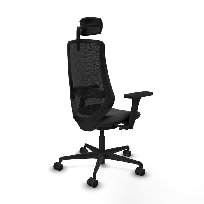 PIQUERAS Y CRESPO Silla de oficina Mardos con mecanismo Sincro/Traslack Gris oscuro/Negro