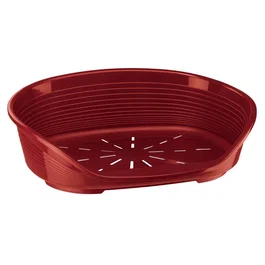 Ferplast Cama Plástico Siesta Deluxe Burdeos