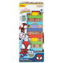 WOOMAX Juego Torre Bloques + Domino Madera Spidey Marvel para Niños +4 Años 52 Piezas