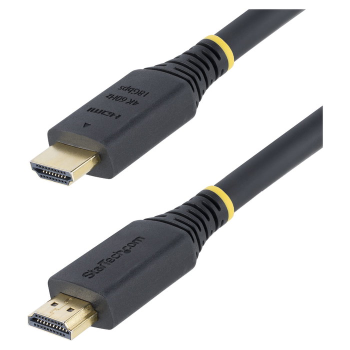 StarTech.com Cable HDMI Certificado Premium de Alta Velocidad 7m 4K 60Hz/1440p 144Hz Negro StarTech.com Cable HDMI Certificado Premium de Alta Velocidad 7m 4K 60Hz/1440p 144Hz Negro