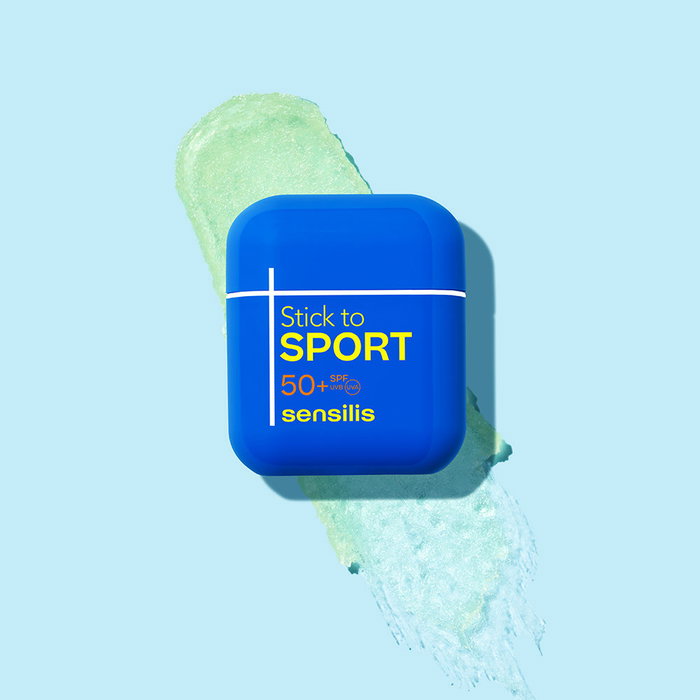 Sensilis STICK TO SPORT SPF50+ Protector Solar en Barra 8,5 gr Resistente al Agua y Sudor