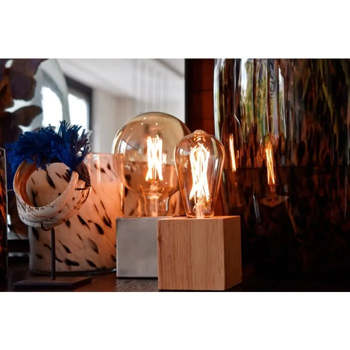 Calex Edison ST64 Bombilla de filamento LED Ámbar E27