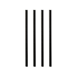 PAPSTAR Pajitas pure negro - 100 unidades
