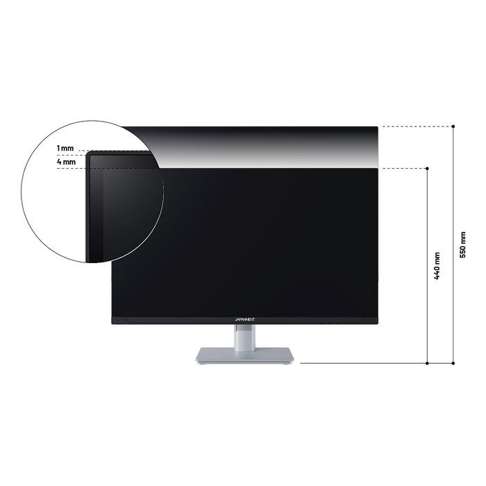 JAPANNEXT JN-IPS275K-HSPC9 Monitor 5K de 27 pulgadas IPS Mate Black/Silver