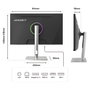 JAPANNEXT JN-IPS275K-HSPC9 Monitor 5K de 27 pulgadas IPS Mate Black/Silver