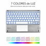 Subblim Teclado Inalámbrico SMBT50 con Touchpad y Retroiluminación Plata