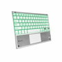 Subblim Teclado Inalámbrico SMBT50 con Touchpad y Retroiluminación Plata
