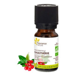 FLEURANCE NATURE Aceite Esencial De Gaulteria 10Ml Calmante Para Masaje Articular Y Muscular 100% Puro Biologico