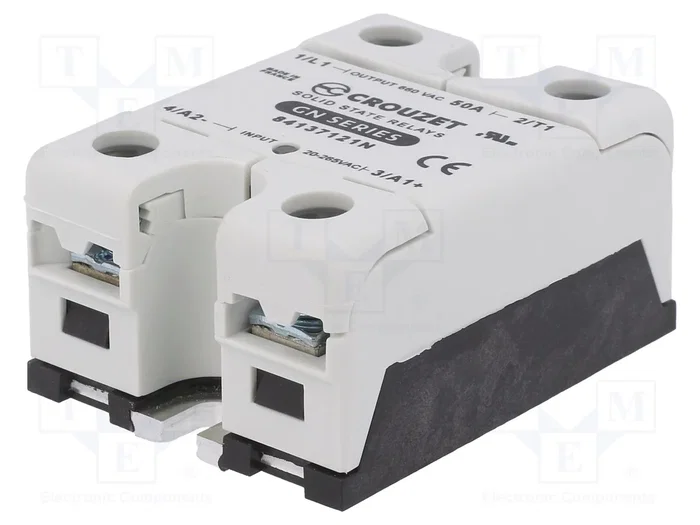 CROUZET GN Relé de semiconductor monofásico 50A 48-660VAC CROUZET GN Relé de semiconductor monofásico 50A 48-660VAC