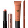 Catrice SHEGLAM Crystal Glaze Moisturizing Lip Care Set de Bálsamo, Delineador y Brillo Labial, 3 Piezas #040-Toffee Touched, #040-Latte Lines, #010-Bare Ambition
