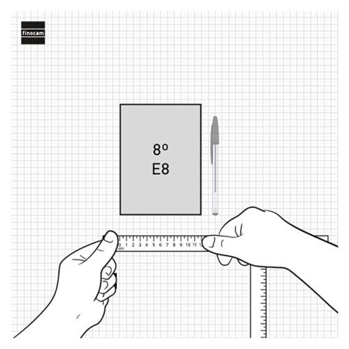 Finocam Agenda Escolar 2025-2026 Secundaria 1 Día Página 120x164mm con Goma Elástica Estampado Floral Referencia 634264926