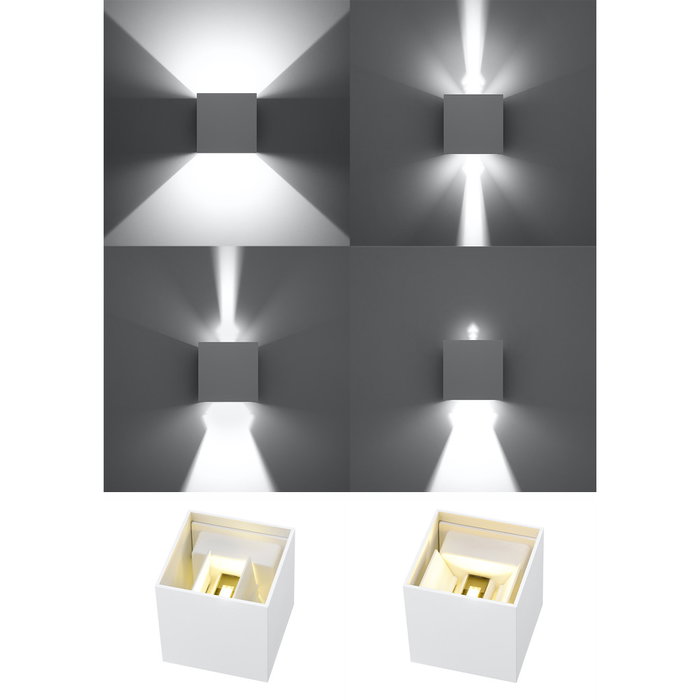 BOW Aplique de pared serie BOW Luca SOL-SL.0544 para interior y exterior