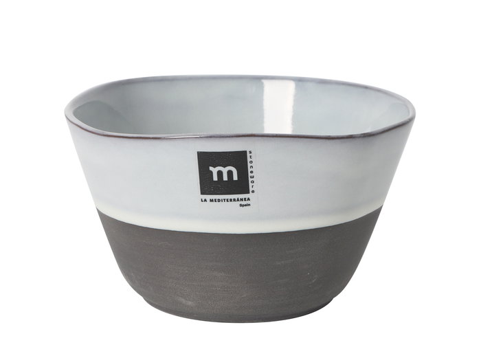 La Mediterranea Bol 600 ml Ø13.5x7.7 cm "Black Clay" Md (18 Unidades)