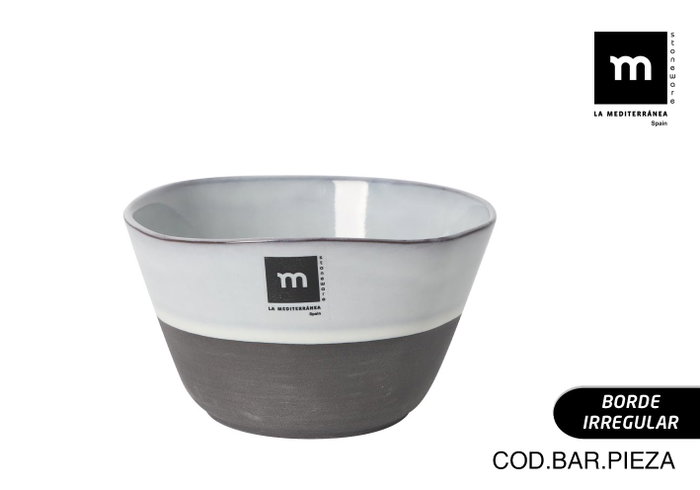 La Mediterranea Bol Black Clay 600ml ø13.5x7.7cm La Mediterranea Bol Black Clay 600ml ø13.5x7.7cm