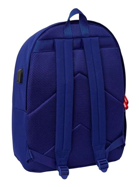 Safta Mochila Doble para Portátil 15,6'' con USB - Atlético de Madrid
