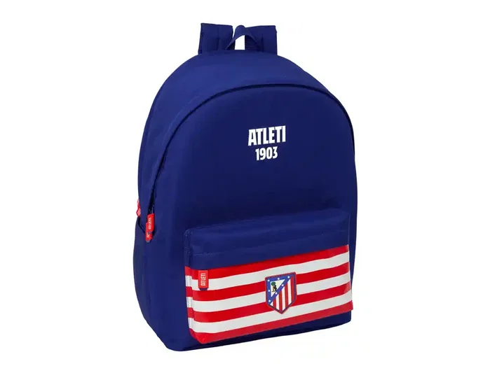 Safta Mochila Doble para Portátil 15,6'' con USB - Atlético de Madrid
