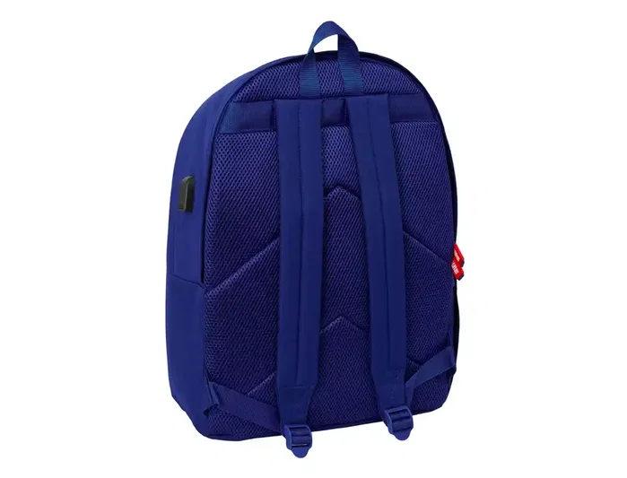 Safta Mochila Doble para Portátil 15,6'' con USB - Atlético de Madrid