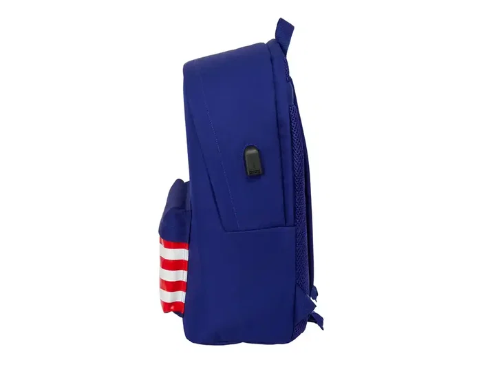 Safta Mochila Doble para Portátil 15,6'' con USB - Atlético de Madrid