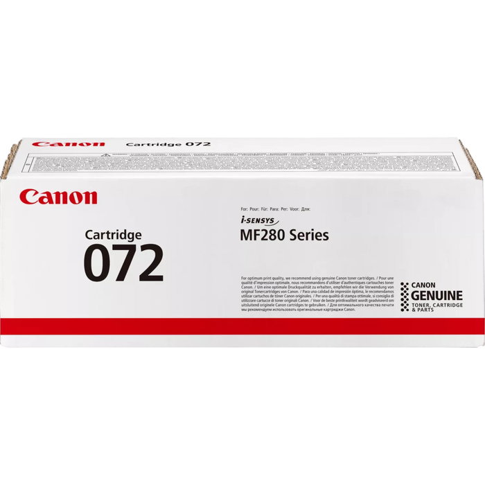 Canon Cartucho de tóner 072 Negro Canon Cartucho de tóner 072 Negro