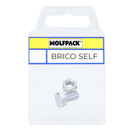 WOLFPACK LINEA PROFESIONAL Tornillo Cabeza Hexagonal Zincado M8 x 30 mm (4 unidades) سلو