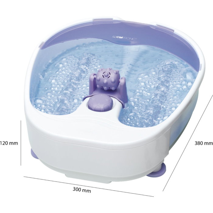 Clatronic FM 3389 Masajeador de pies blanco y violeta Clatronic FM 3389 Masajeador de pies blanco y violeta