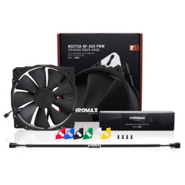 NOCTUA NF-A20 PWM chromax.black.swap Ventilador 200mm Negro