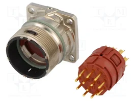 LAPP Conector M23 de 12 pines, macho, industrial IP68