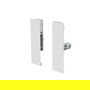 HERRAJES ALK Juego Fijación Frontal Qube H90 H120 H185 Acabado Blanco Altura H90