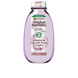 Garnier Original Remedies Champú Agua de Arroz 400 ml Cabello Largo Sin Vida
