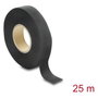DeLOCK 22004 Cinta adhesiva de tela negra 25 m x 19 mm