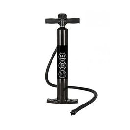 Xqmax Bomba de aire doble pistón para tablas de paddle surf, inflado rápido y fácil transporte, hasta 29 PSI, color negro