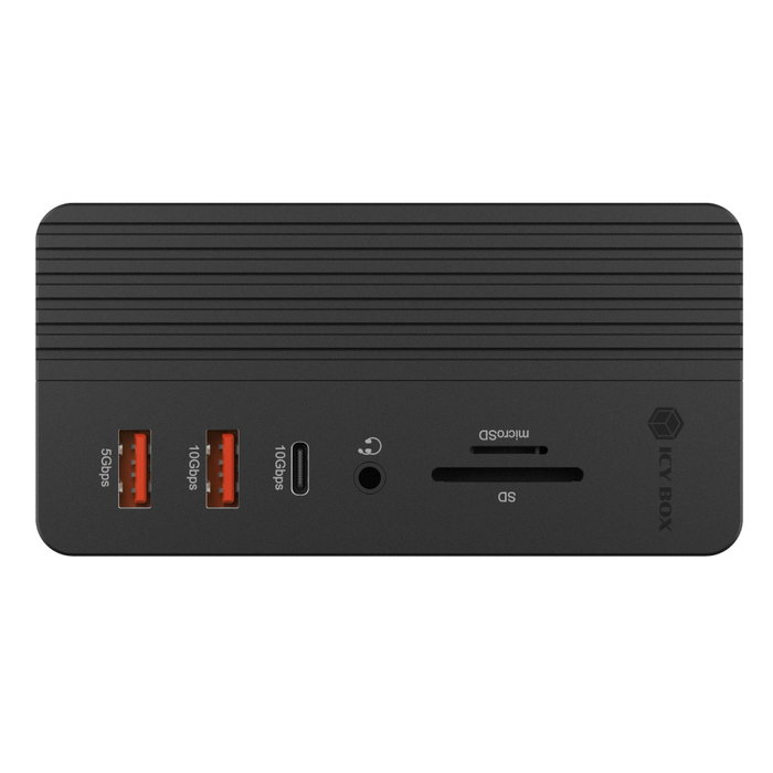 ICY BOX IB-DK4072M-CU31 Dockingstation 10-in-1 con bahía M.2 SSD